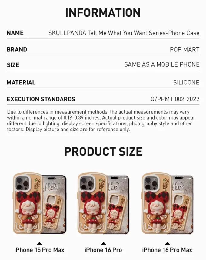 SKULLPANDA Tell Me What You Wantシリーズ スマホケース