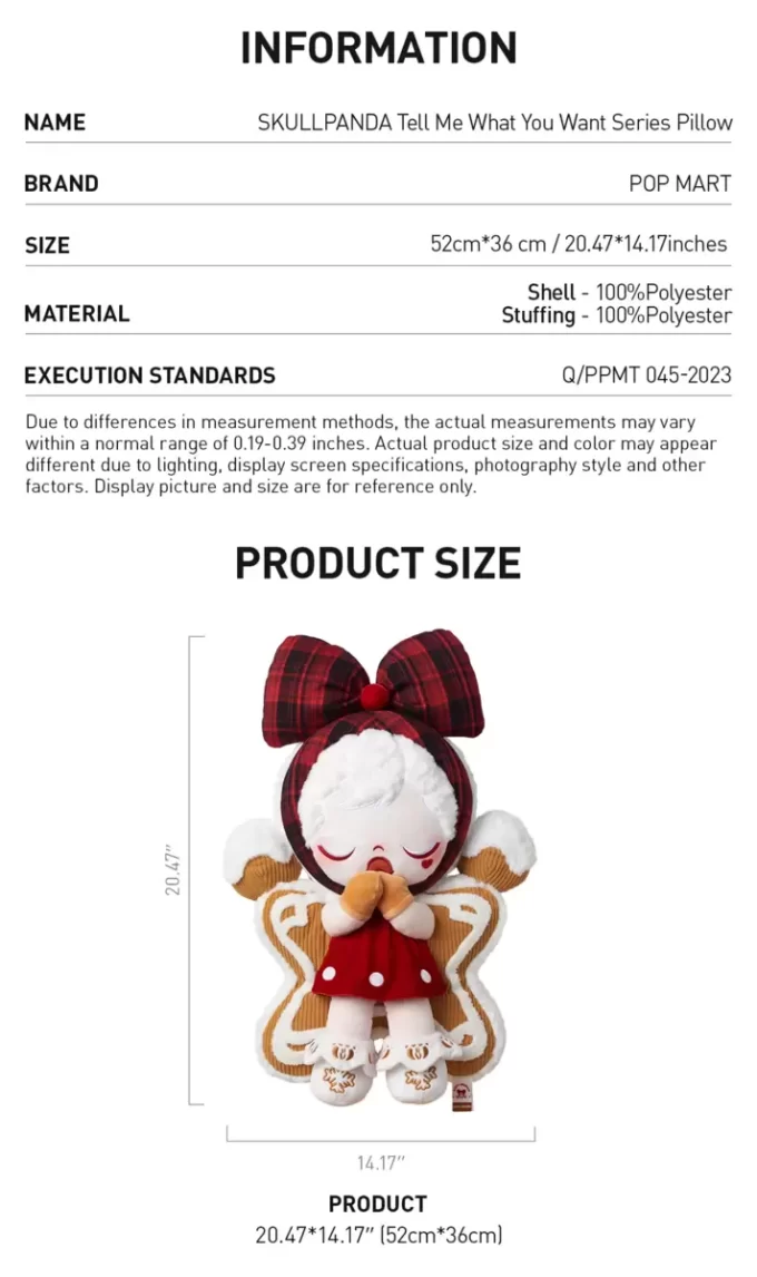 SKULLPANDA Tell Me What You Wantシリーズ 枕