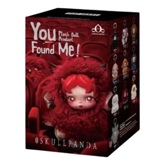 Skullpanda You Found Me ぬいぐるみペンダント 密封ケース (ブラインドボックス 1 個)