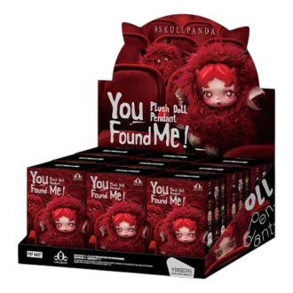 Skullpanda You Found Me ぬいぐるみペンダント 密封ケース (9 ブラインドボックス)