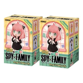 ポップマート SPY×FAMILY アーニャの日常 DLCフィギュア シールドケース（ブラインドボックス2個入り）