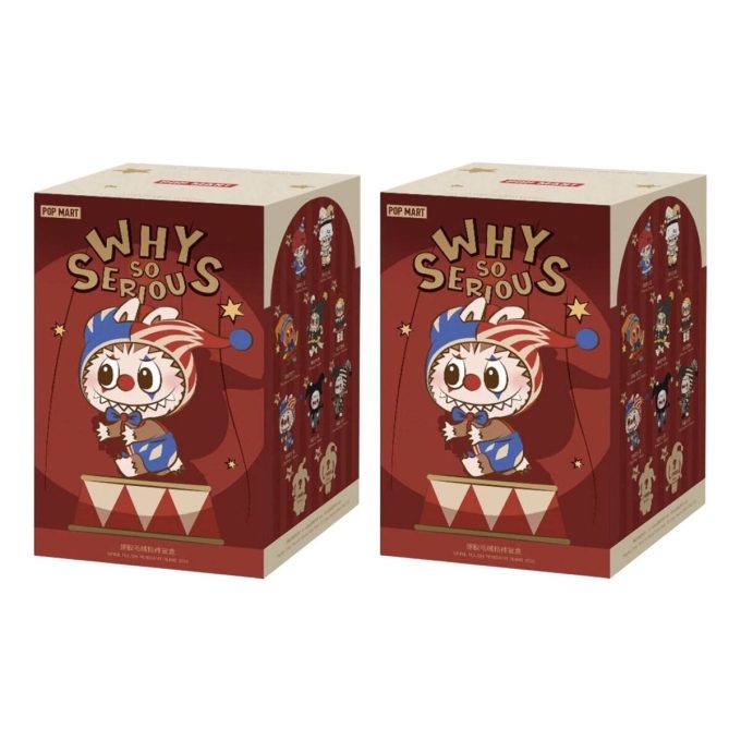 Why So Seriousシリーズ ビニールぬいぐるみペンダント 密封ケース（ブラインドボックス2個入り）