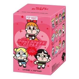 ポップマート x パワーパフガールズ クライベイビー ビニールフィギュア 密封ケース入り (ブラインドボックス 1 個)