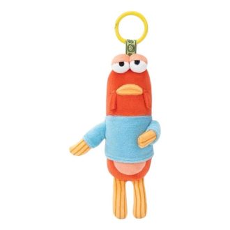 ポップマート x ビキニボトムバディーズ ぬいぐるみ「気まぐれなぐったり魚」