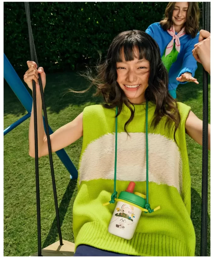 Zsiga ボーダーライン ドリフターシリーズ ポータブル断熱ストローカップ